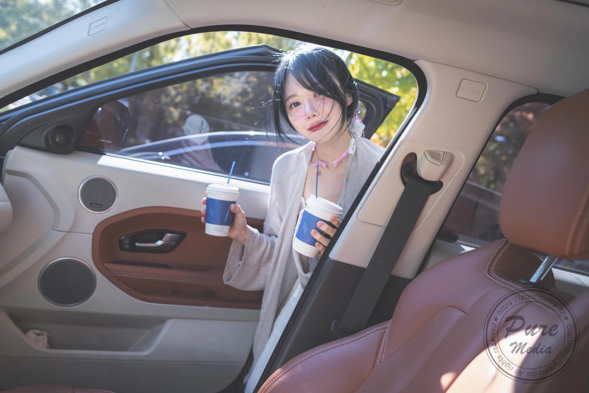 图片[1]-[Romi 로미] 一杯奶茶的时间 [36P]-黑狗绅士局