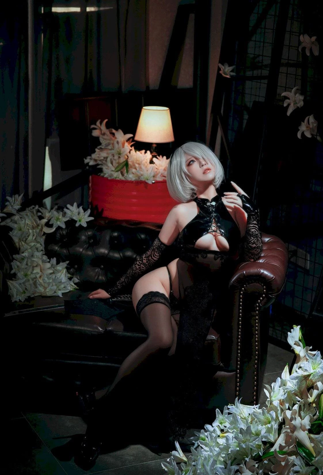 图片[5]-半半子 2B 靡烟旗袍 [43P]-黑狗绅士局