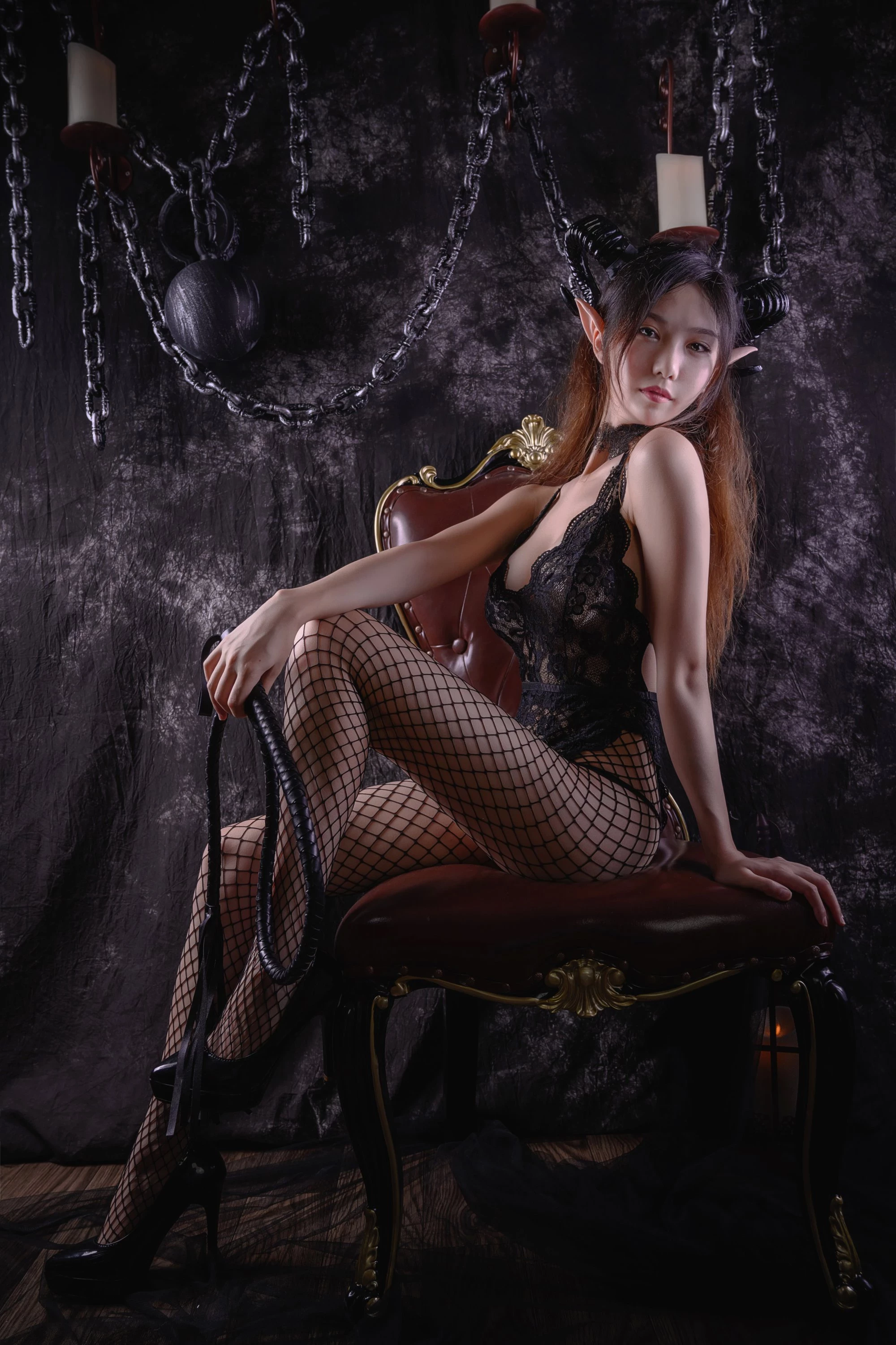 图片[3]-抖娘-利世《 魅魔 》[36P]-黑狗绅士局