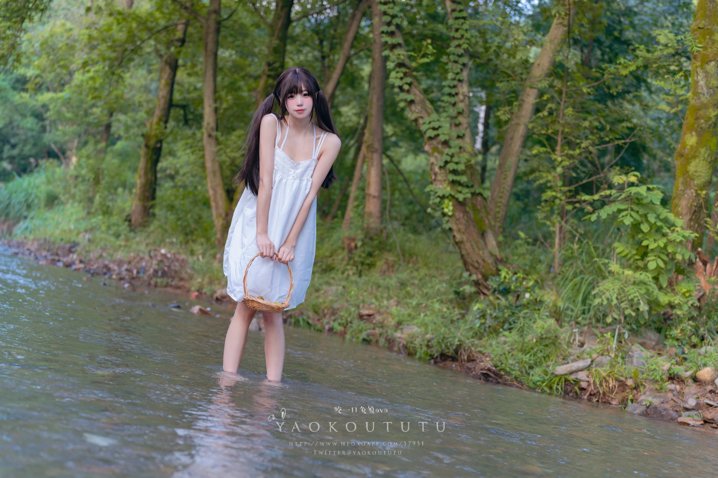 图片[3]-Coser@黏黏团子兔 – 溯溪之夏’& 恋爱循环 [60P]-黑狗绅士局