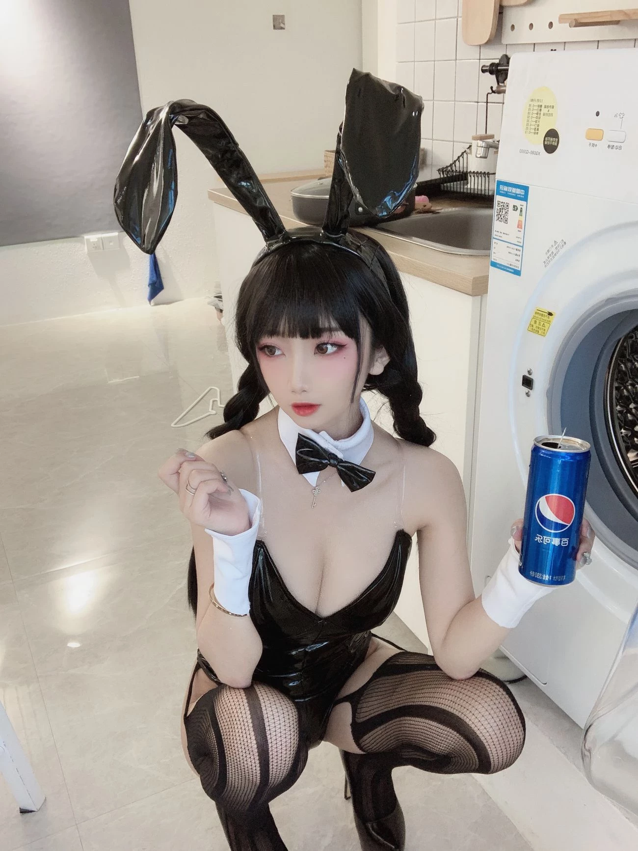 图片[4]-鬼畜瑶 黑色兔女郎 [40P]-黑狗绅士局