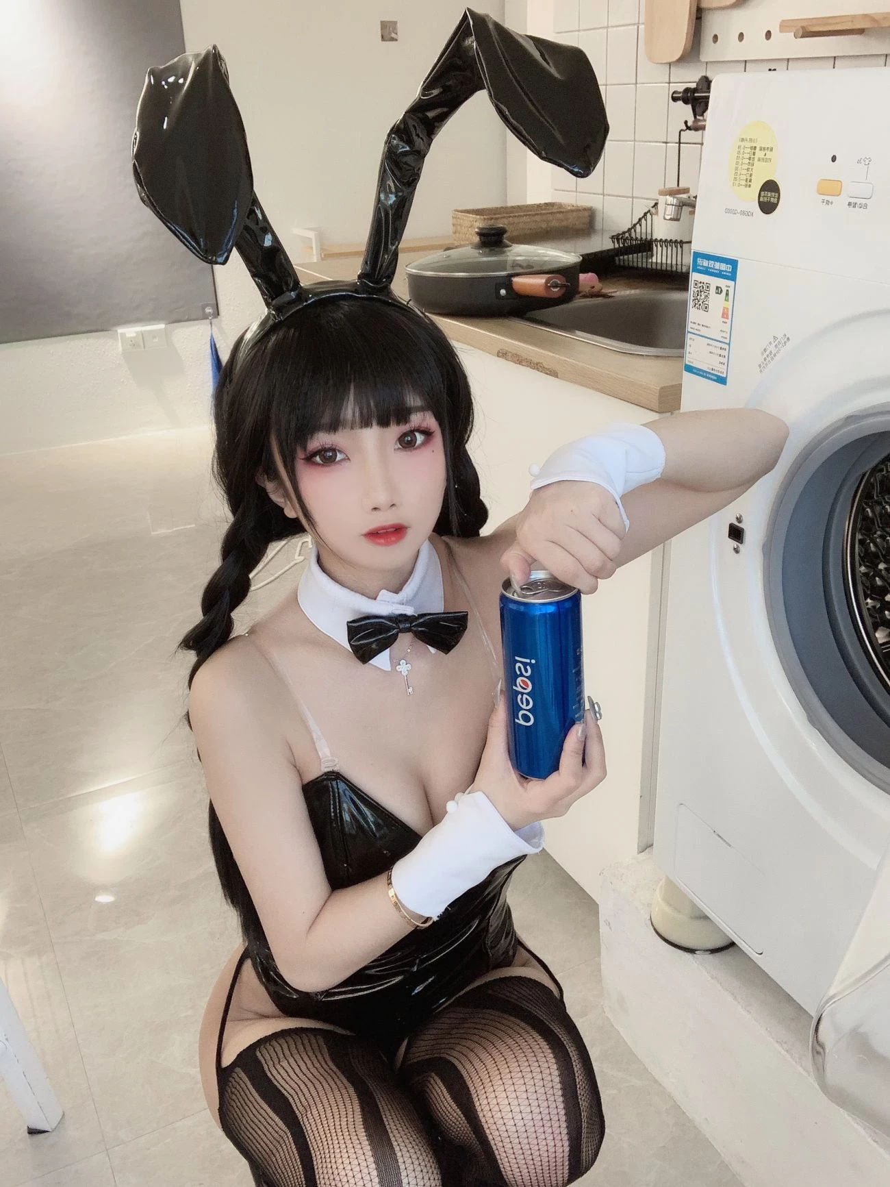 图片[8]-鬼畜瑶 黑色兔女郎 [40P]-黑狗绅士局