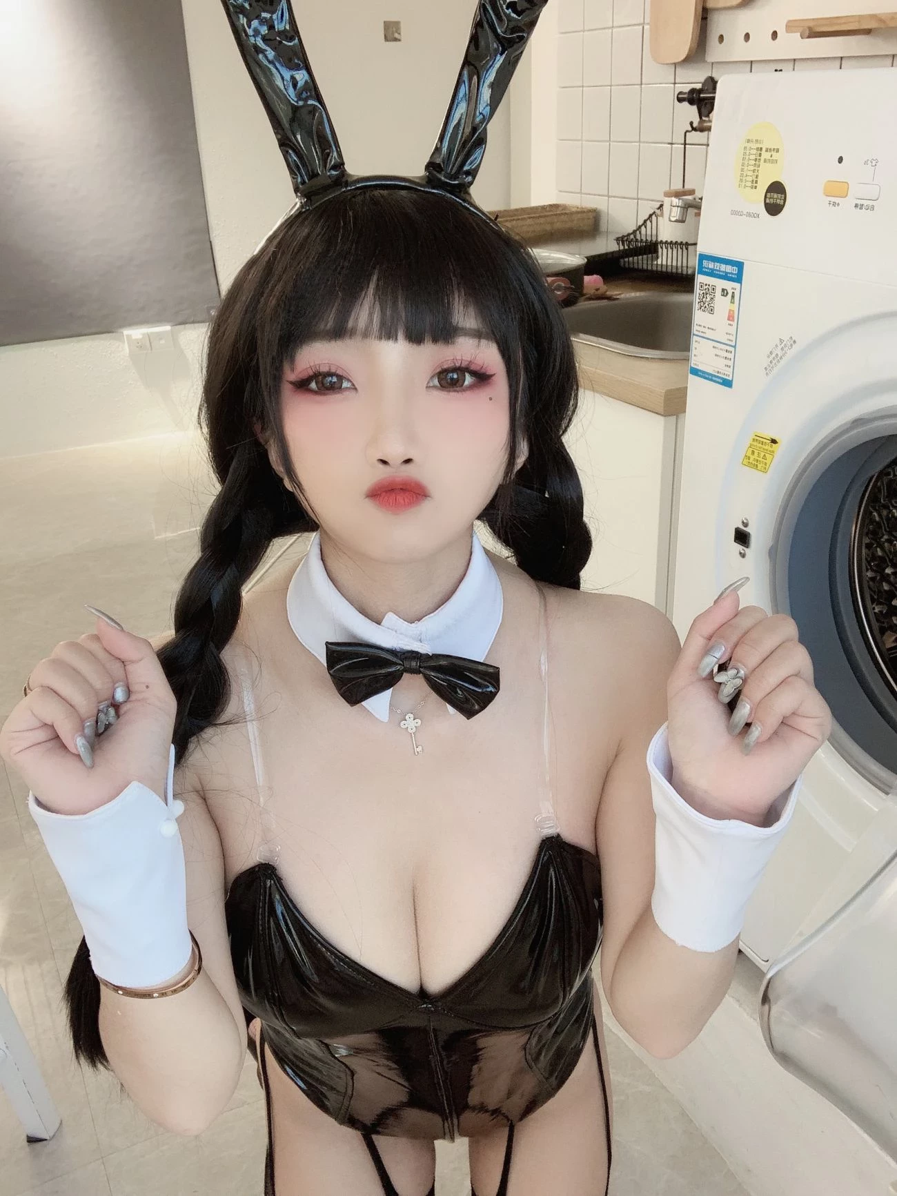 图片[9]-鬼畜瑶 黑色兔女郎 [40P]-黑狗绅士局