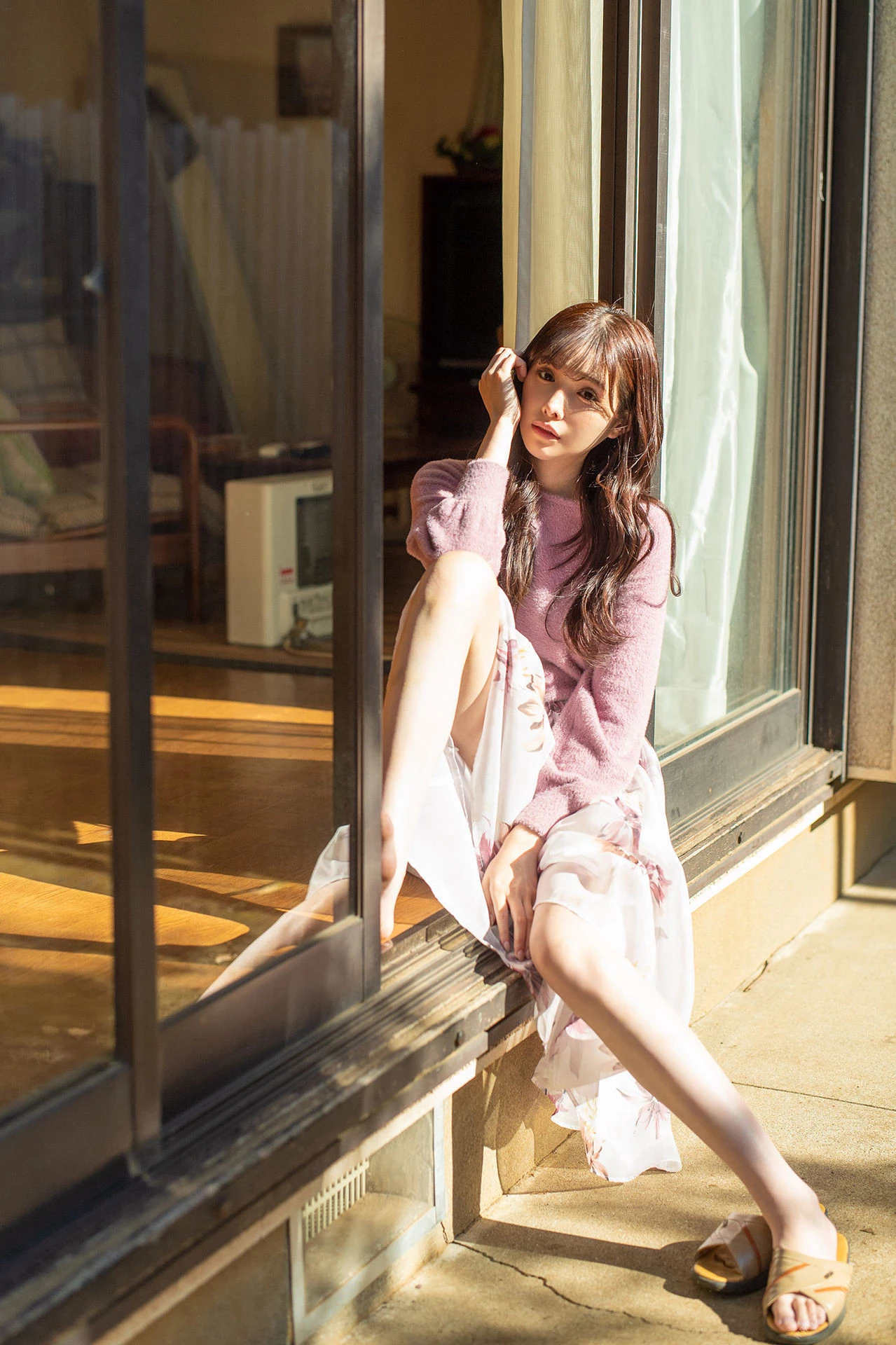 图片[1]-[新ありな] 白嫩纤瘦超Ｓ曲线[32P]-黑狗绅士局