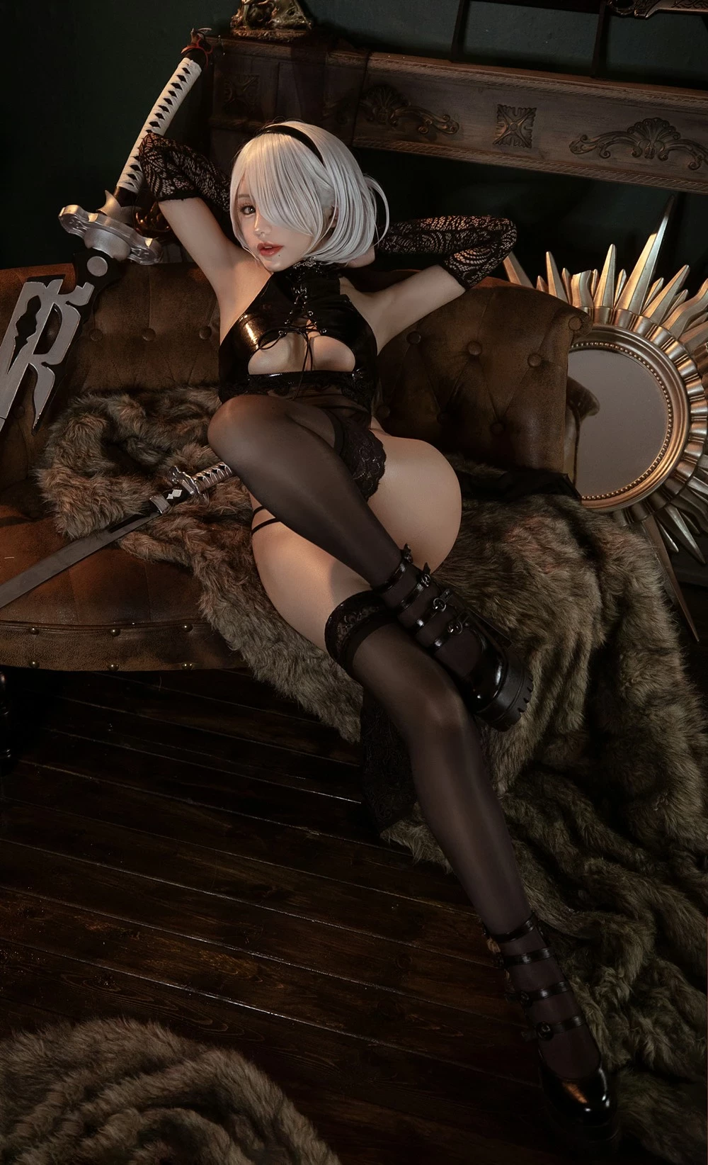 图片[19]-一笑芳香沁 – 2B [NieR_Automata]-黑狗绅士局