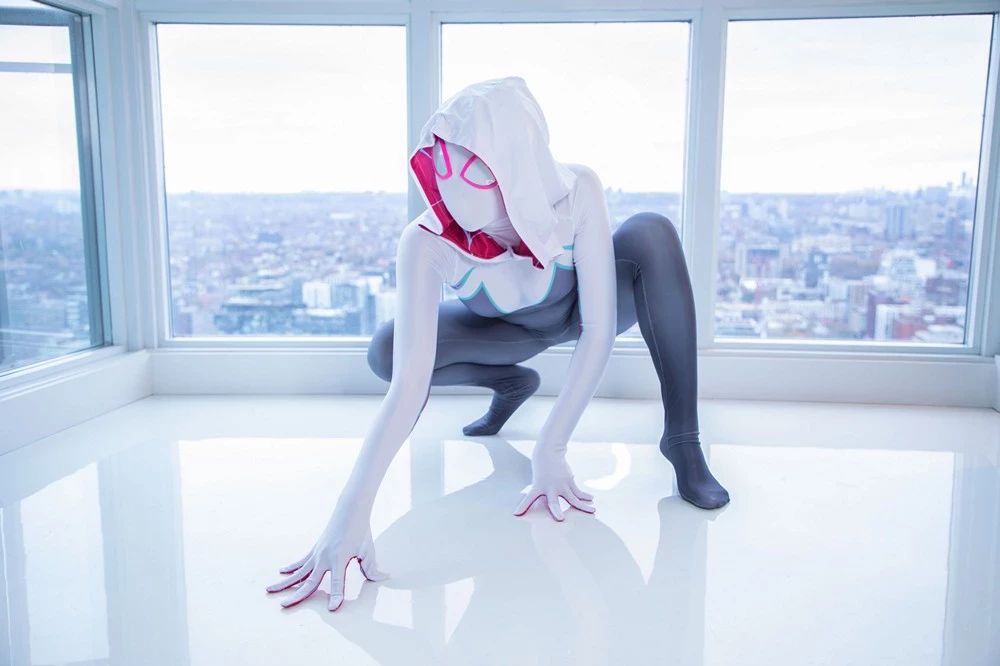 图片[1]-Misswarmj – Spider Gwen蜘蛛侠格温-黑狗绅士局