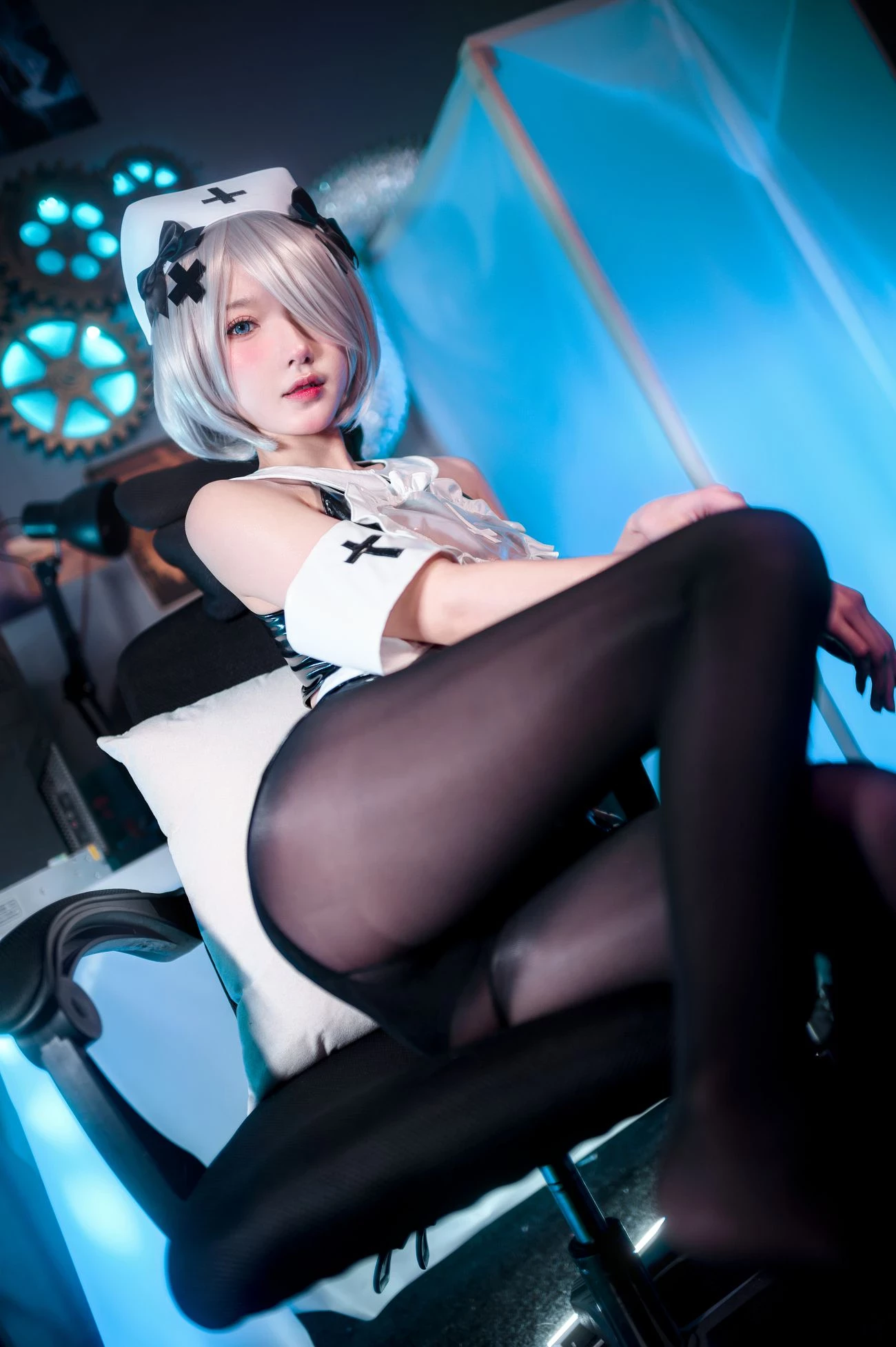 图片[3]-COSPLAY阿包也是兔娘 阿包護士-黑狗绅士局