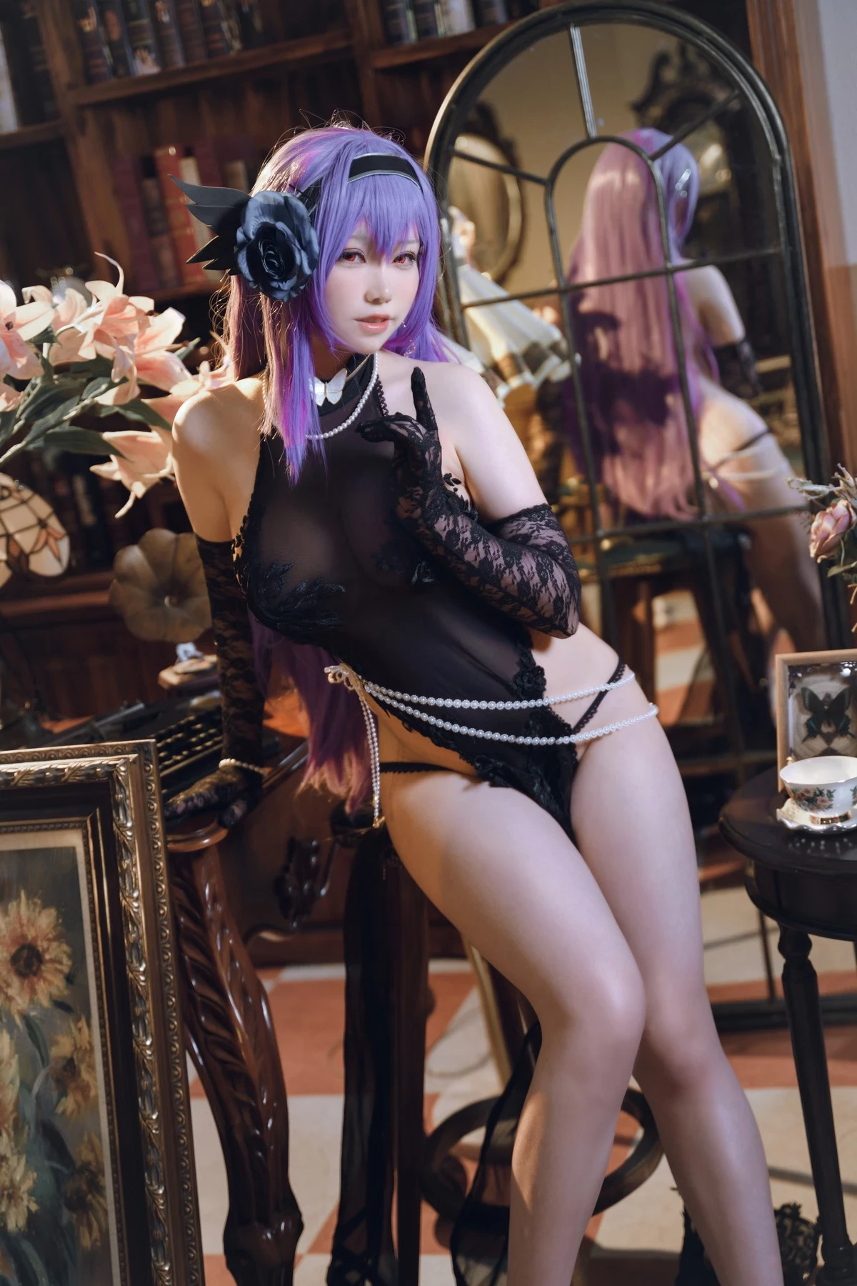 图片[1]-Cosplay 一北亦北 ZB-26 暗薔搖曳-黑狗绅士局