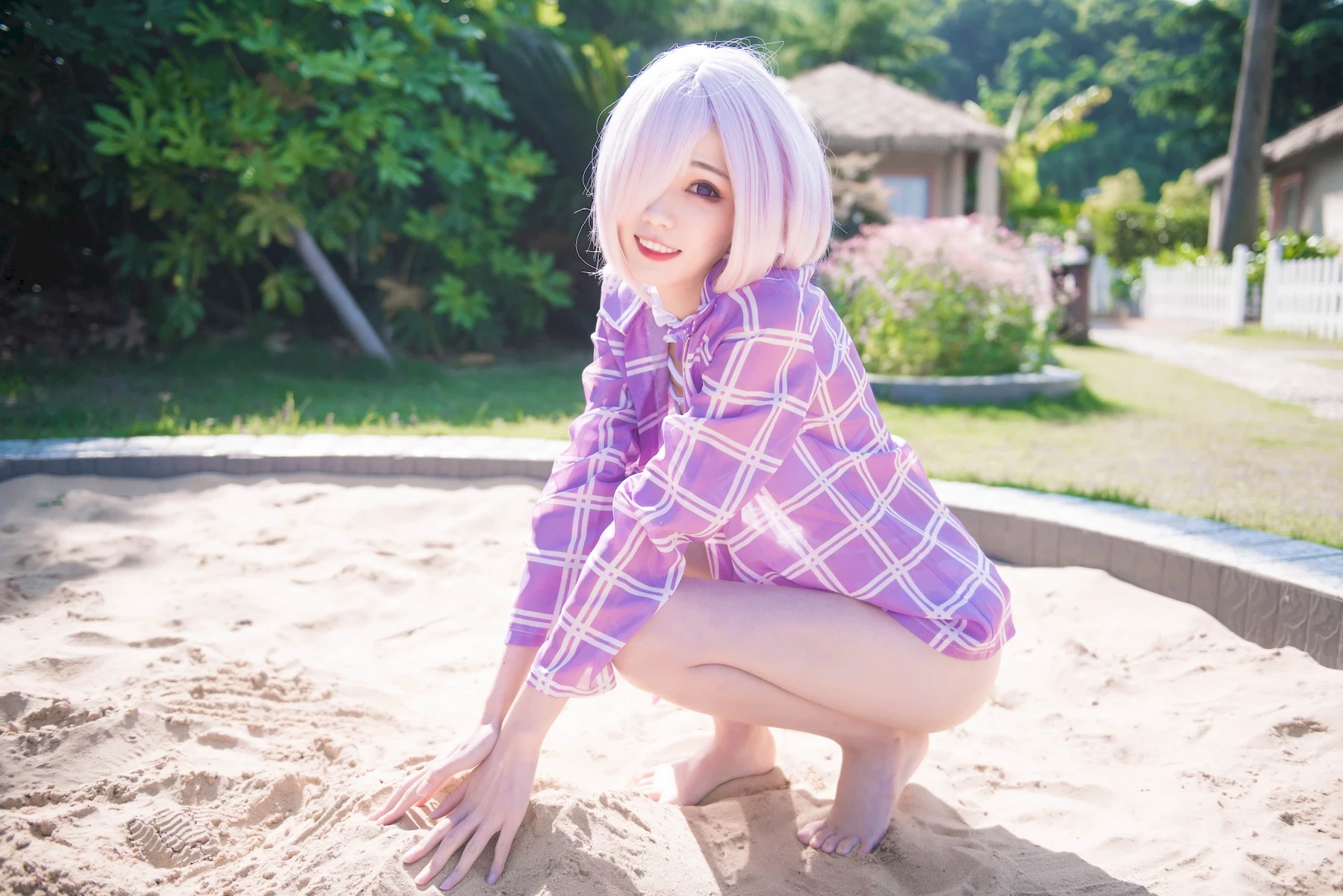 Cosplay 你的負卿 マシュ キリエライト-黑狗绅士局