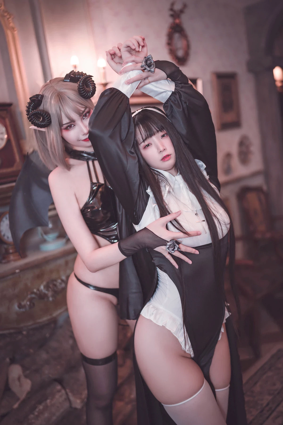 图片[7]-落落Raku Cosplay 林檎雙人-黑狗绅士局