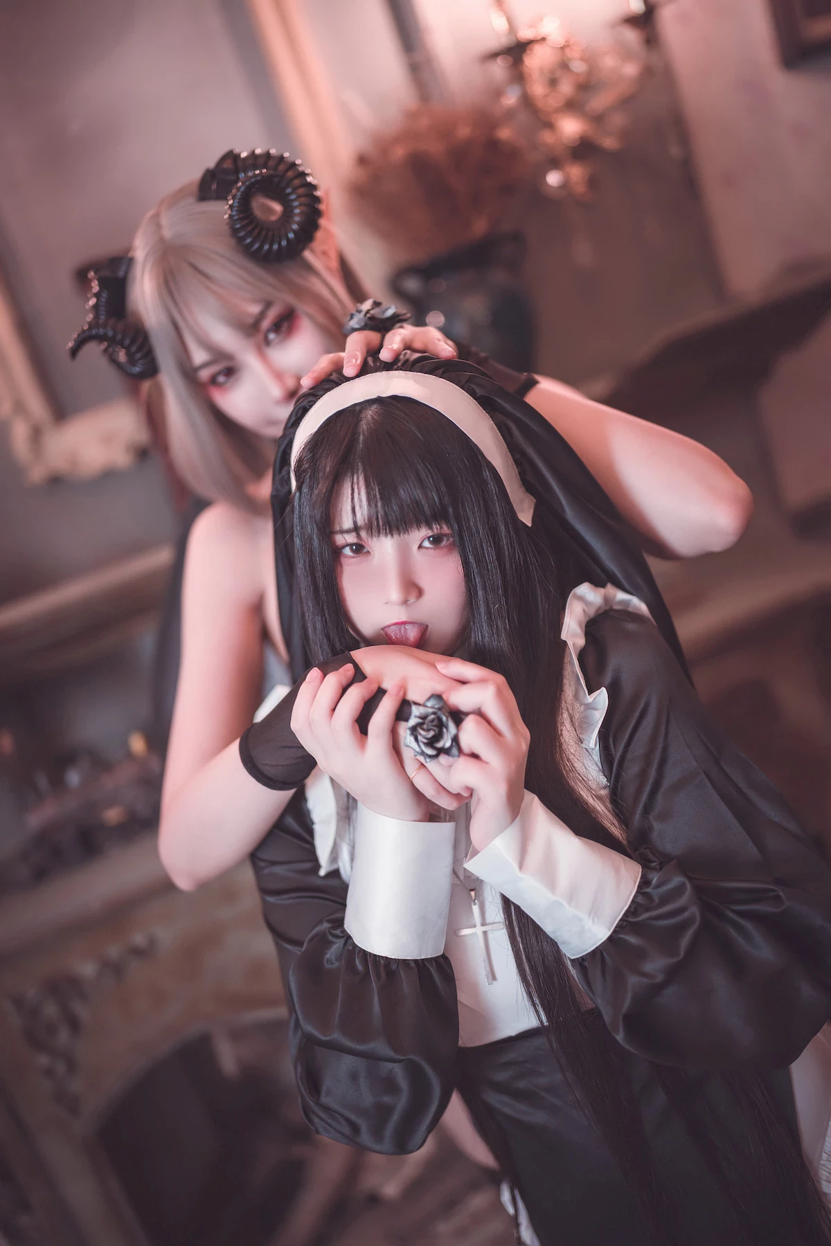 图片[8]-落落Raku Cosplay 林檎雙人-黑狗绅士局