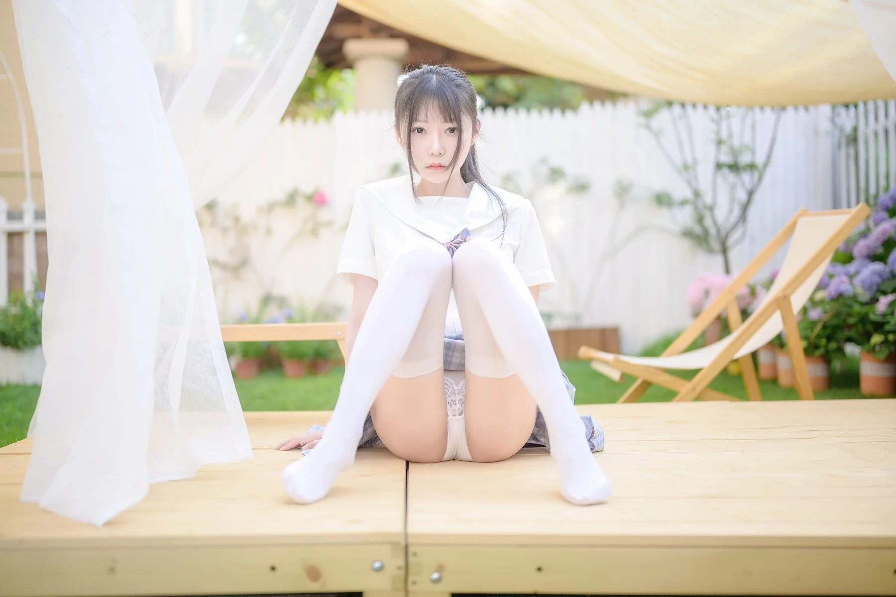 图片[6]-香草喵露露 Cosplay 陽光庭院制服-黑狗绅士局