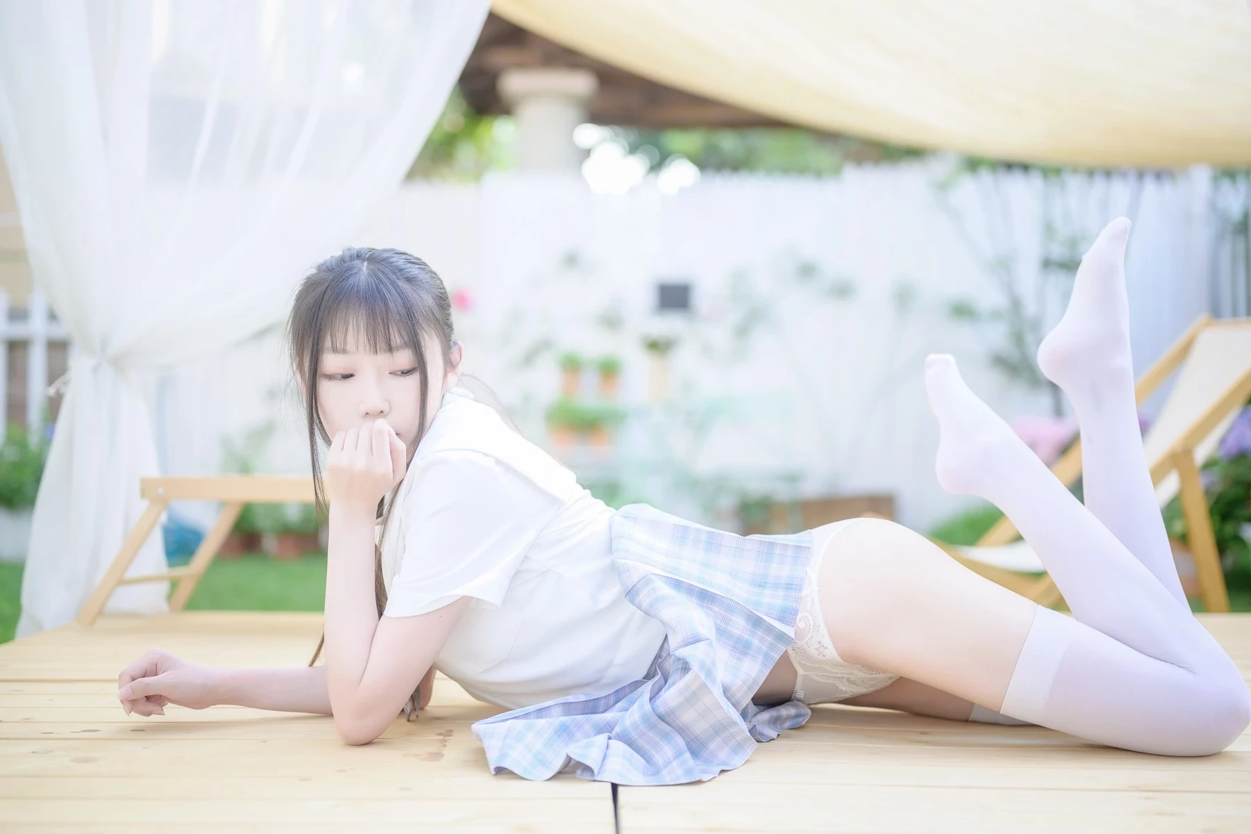 图片[9]-香草喵露露 Cosplay 陽光庭院制服-黑狗绅士局