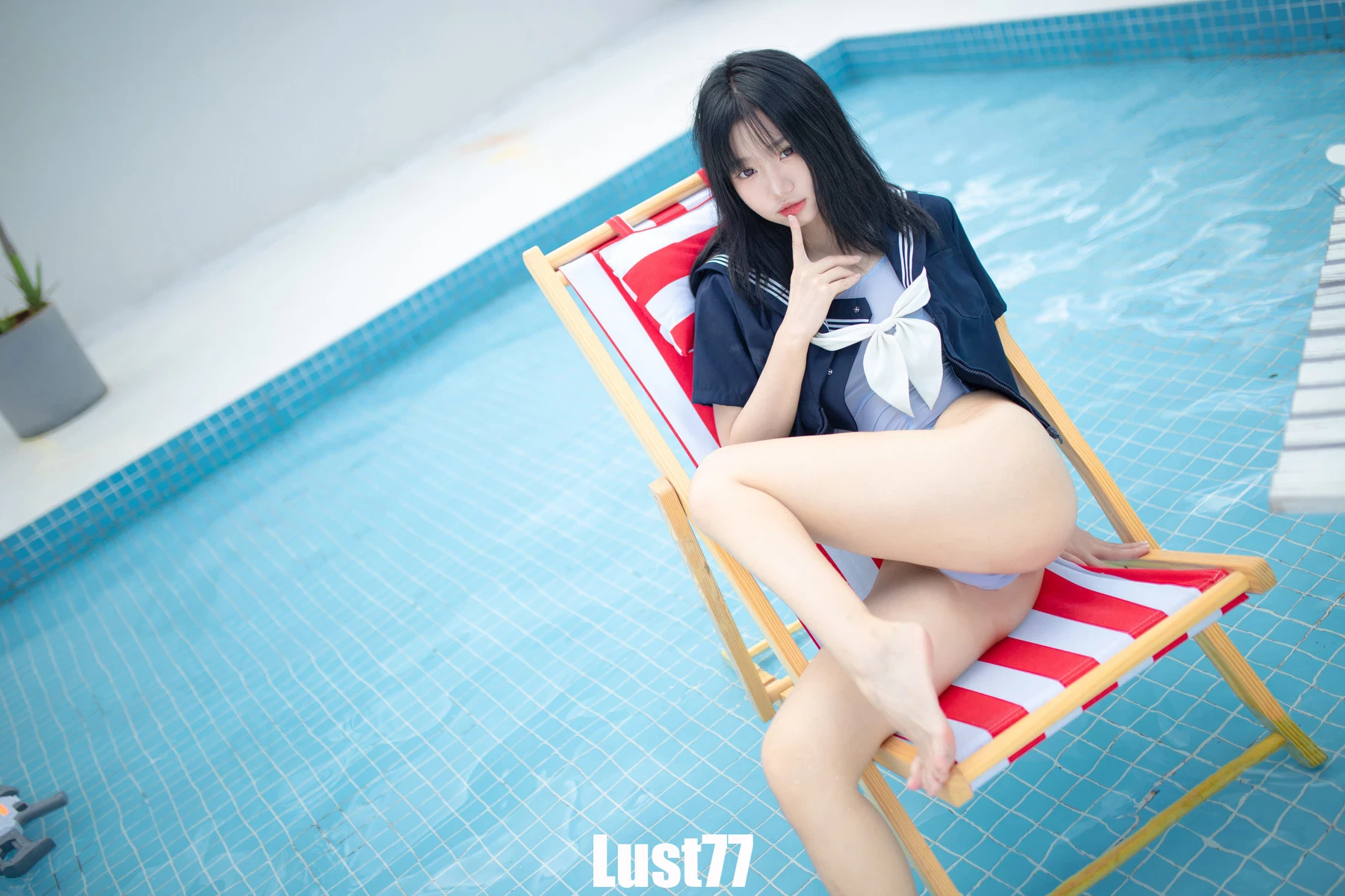 图片[2]-Cosplay 柒柒要乖哦 清涼夏日-黑狗绅士局