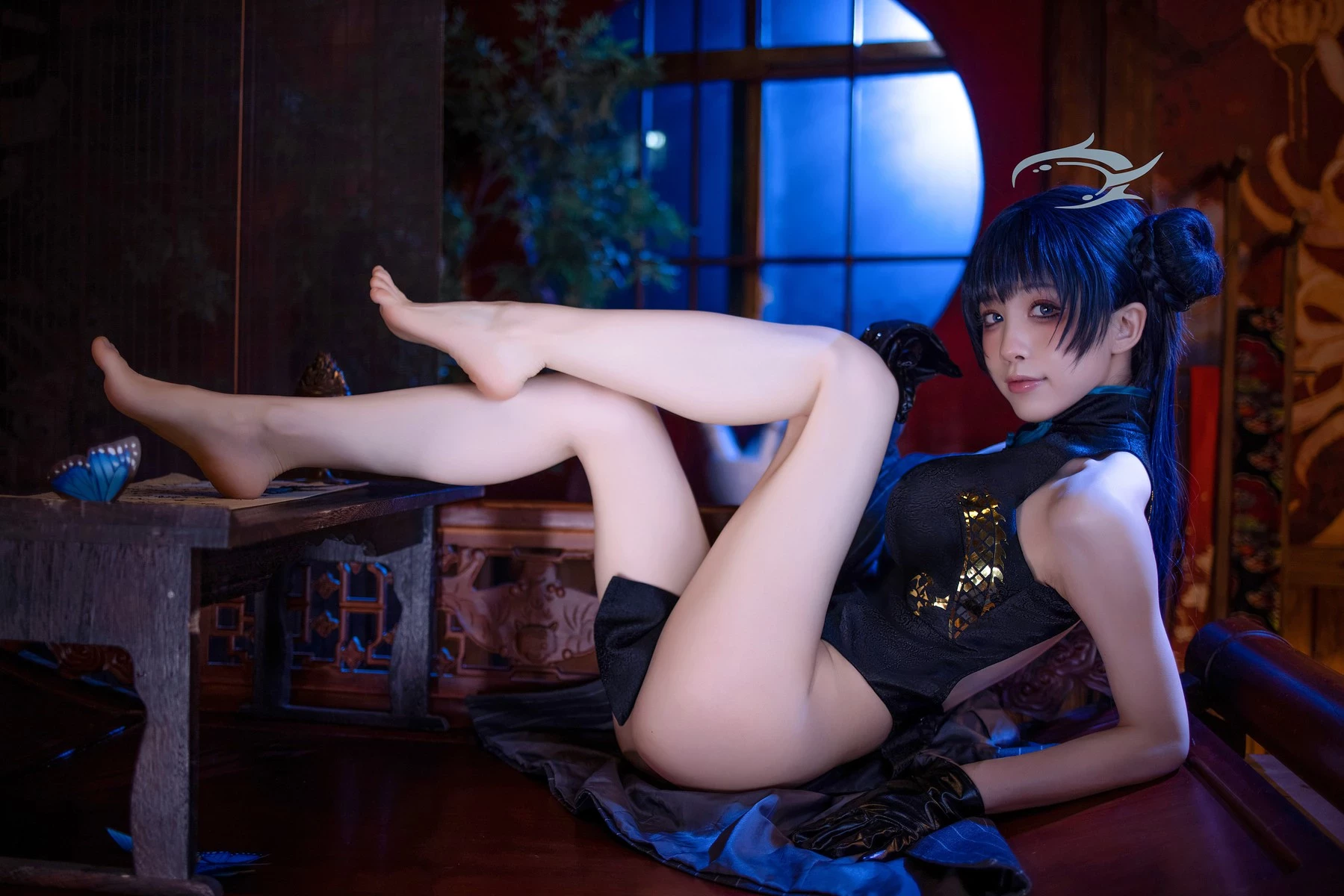 图片[2]-Cosplay 水淼Aqua 碧藍檔案 妃咲 Set.02-黑狗绅士局