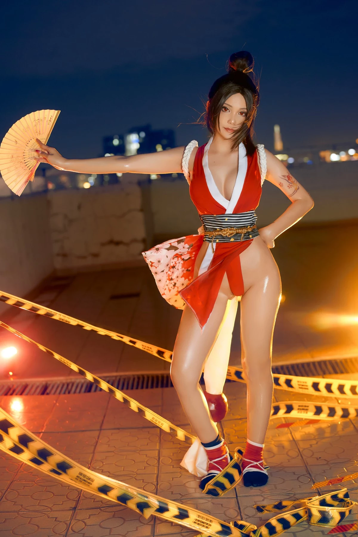 图片[1]-Cosplay JoyceLin 不知火舞 Mai Shiranui-黑狗绅士局