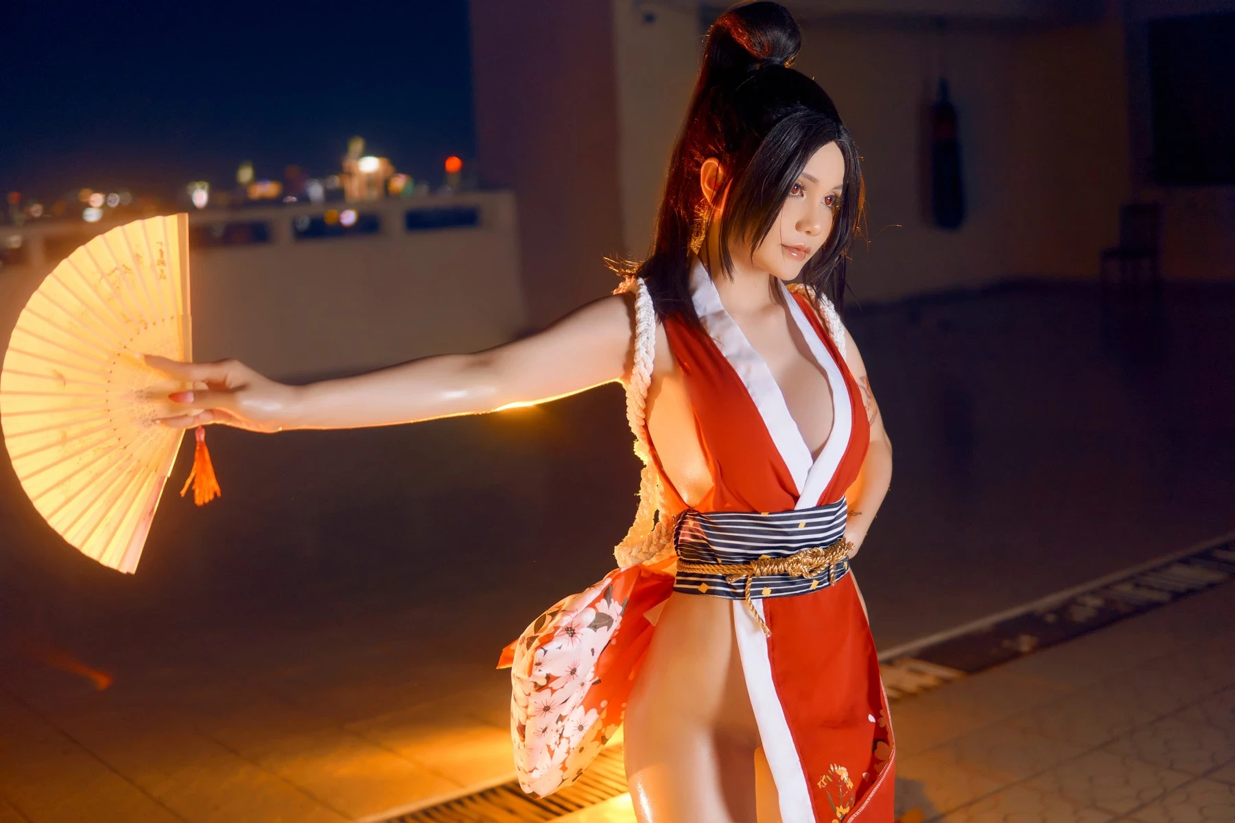 图片[2]-Cosplay JoyceLin 不知火舞 Mai Shiranui-黑狗绅士局