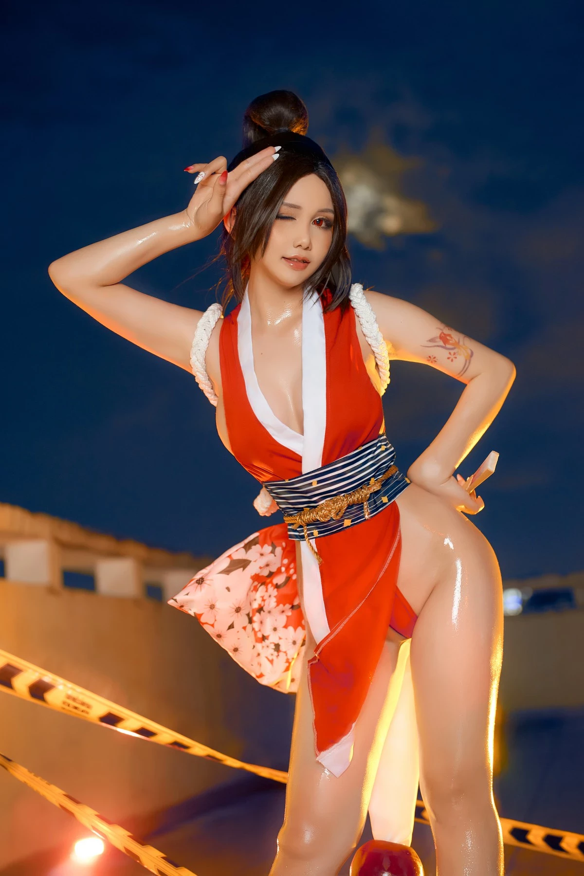 图片[7]-Cosplay JoyceLin 不知火舞 Mai Shiranui-黑狗绅士局