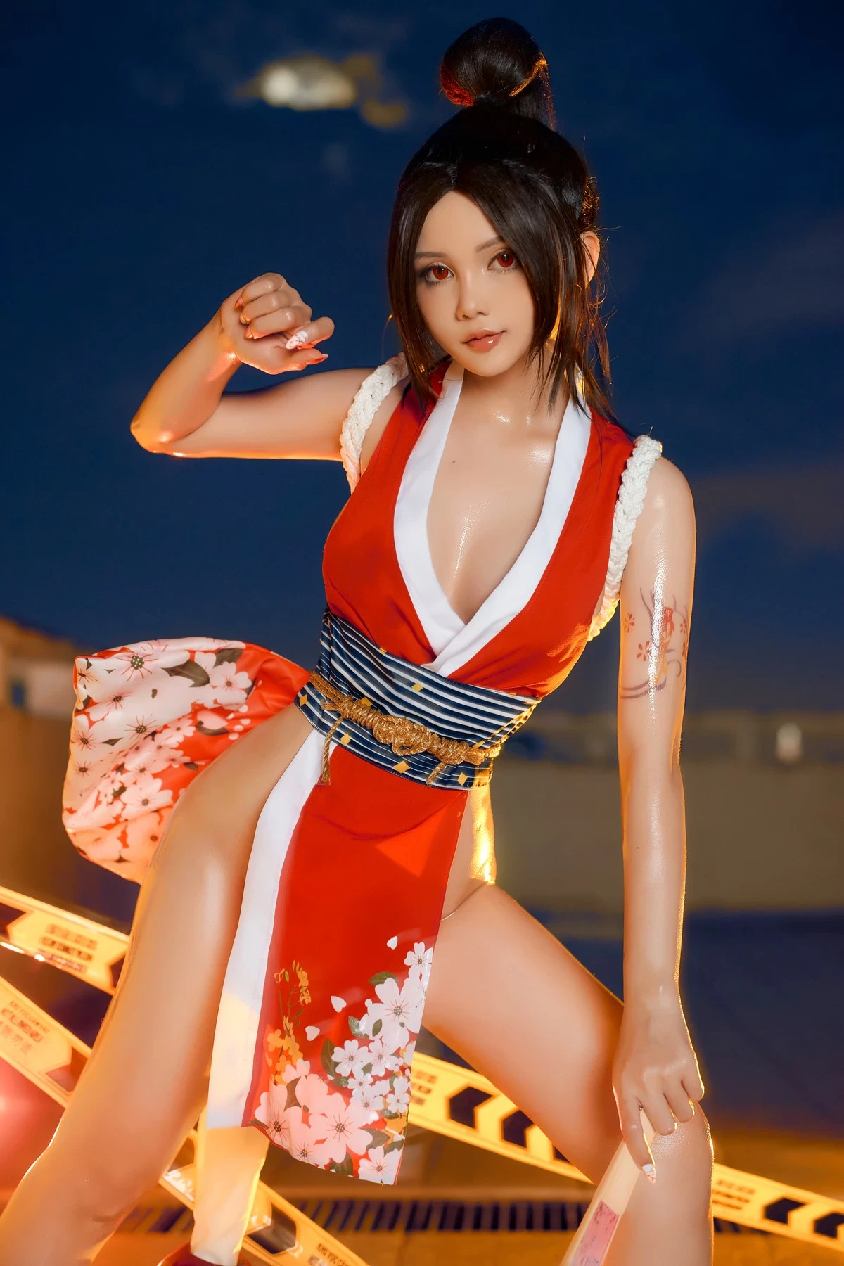 图片[9]-Cosplay JoyceLin 不知火舞 Mai Shiranui-黑狗绅士局