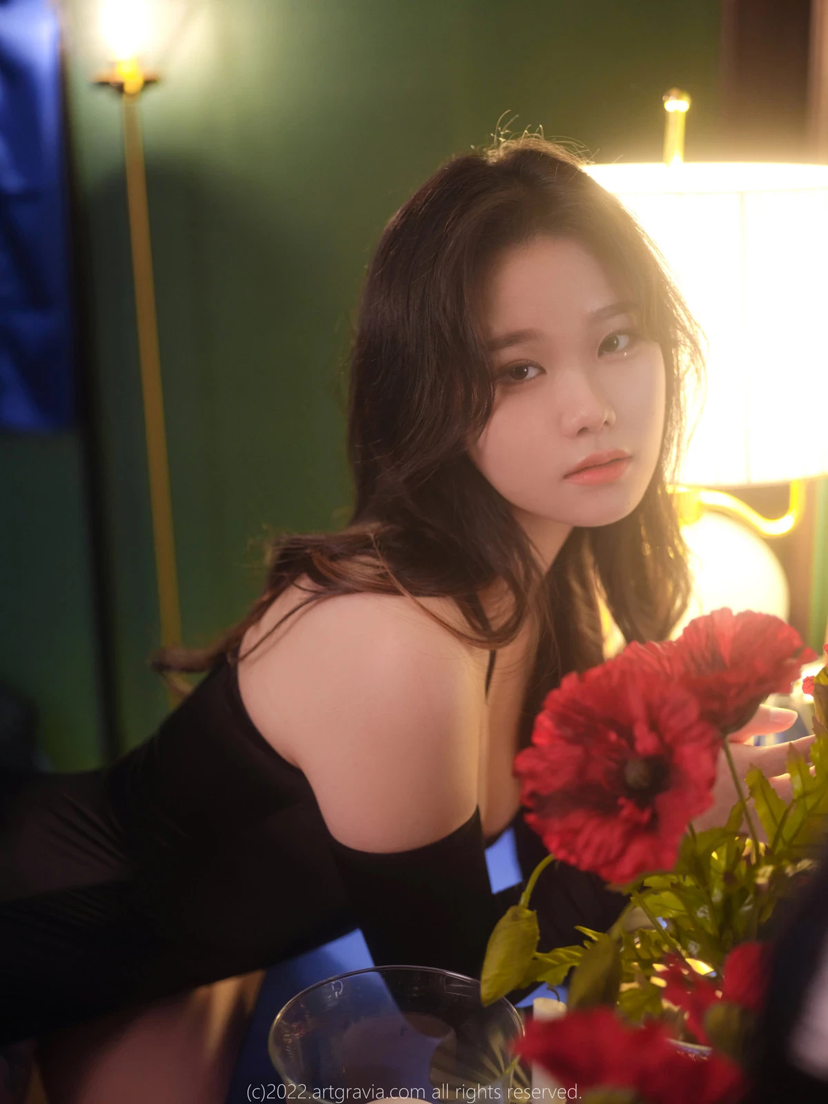 图片[1]-[Sira 시라] 夜色里的优雅御姐[41P]-黑狗绅士局