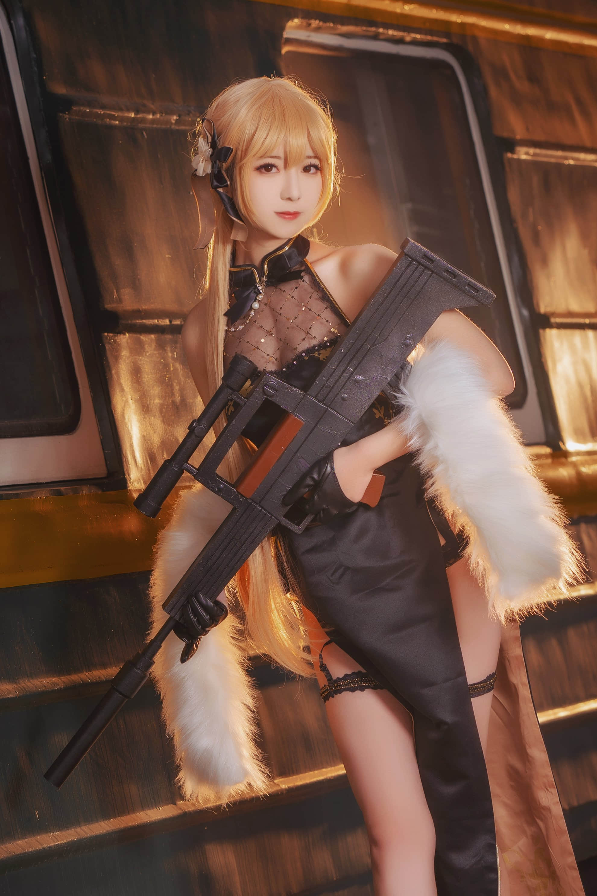 图片[8]-弥音音 – 紫雨心 OTS-14-黑狗绅士局